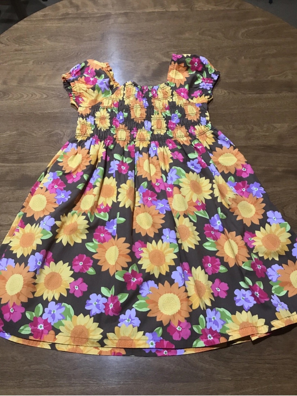 Gymboree Girls Sunflowers Floral Sunflower Garden Flowers Dress Size 8